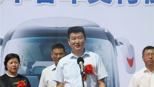 首汽集團常務副總經理高捷發表重要講話