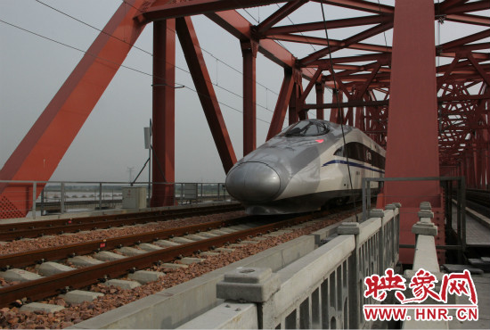 此趟列車為執行鄭焦鐵路運行試驗任務的DJ55108次動檢車。