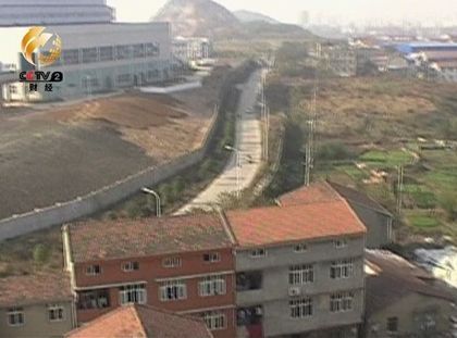 本應沒有居民樓的區域，布滿密密麻麻的樓房