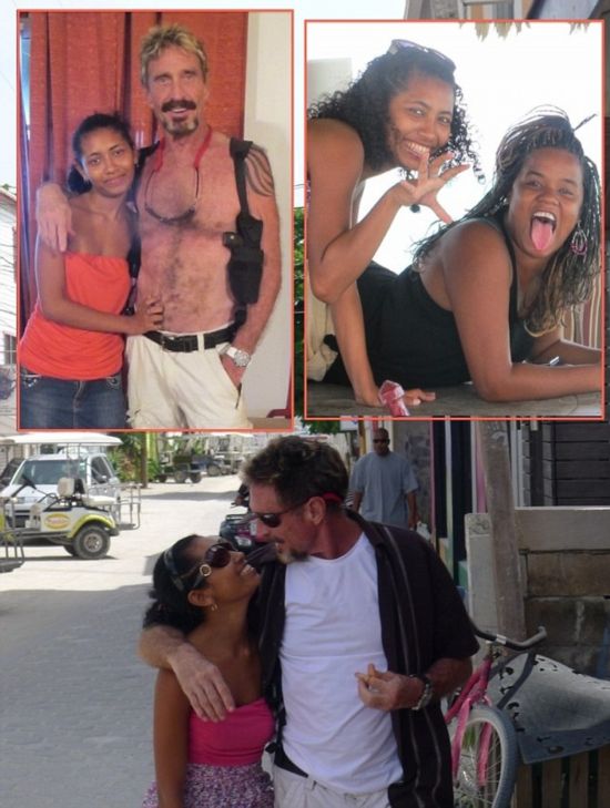 美國殺毒軟件公司“邁克菲”的創始人約翰·邁克菲（John McAfee）"一夫七妻".