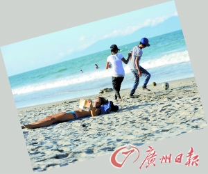 動靜皆宜的沙灘。