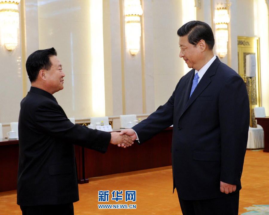 習(xí)近平會(huì)見(jiàn)金正恩特使崔龍海