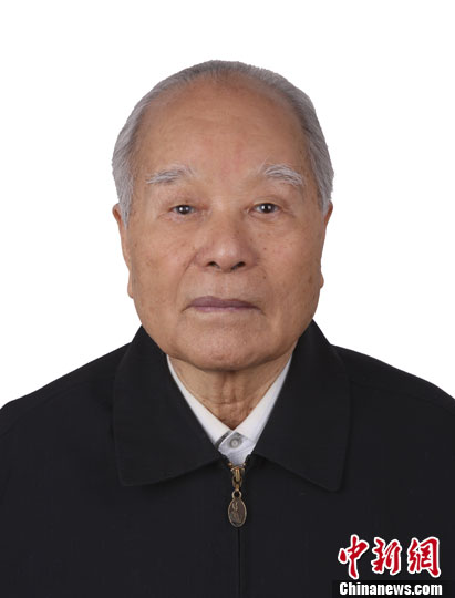 圖為程開甲院士資料照片。（國家科技獎勵辦供圖）中新社發(fā)