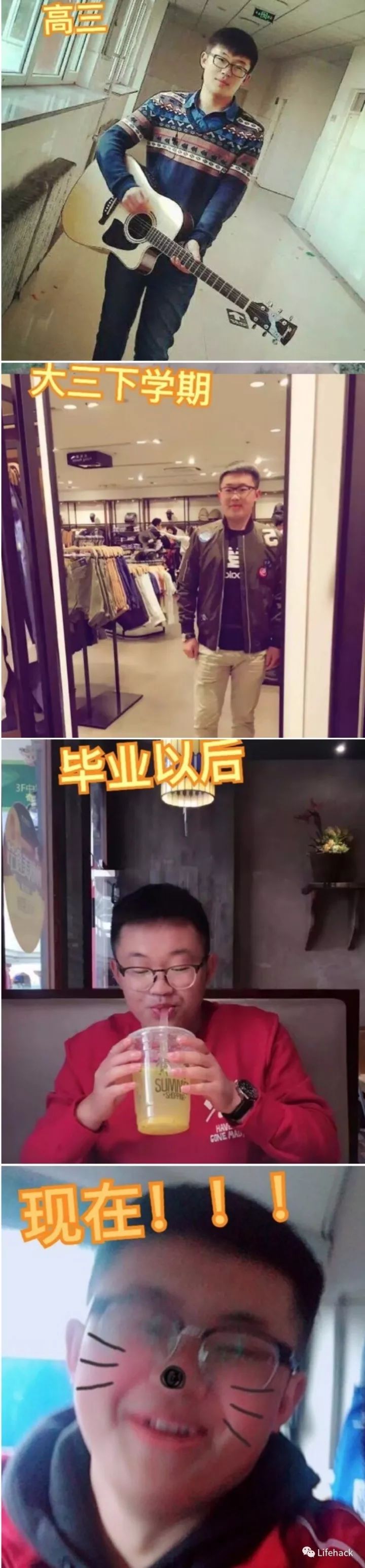 長胖20斤，臉型怎么變？這些例子看完扎心了！