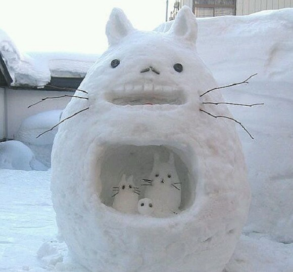 創意十足！日系列卡通雪人走紅