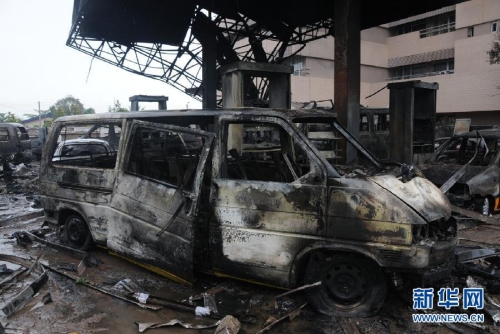 加納加油站大火 死亡人數超過200人