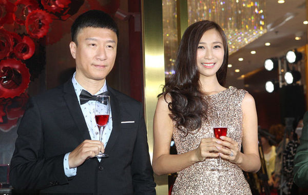 圖為孫紅雷、王駿迪夫婦。