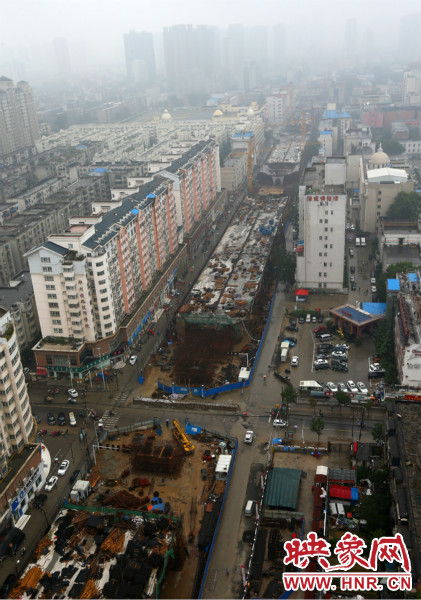 隴海路高架橋已雛形顯現。