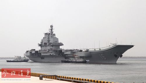 資料圖片：“遼寧艦”出海開展科研試驗和訓練。新華社發
