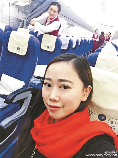 飛機(jī)上就一個(gè)乘客，張女士享受了“專機(jī)”待遇