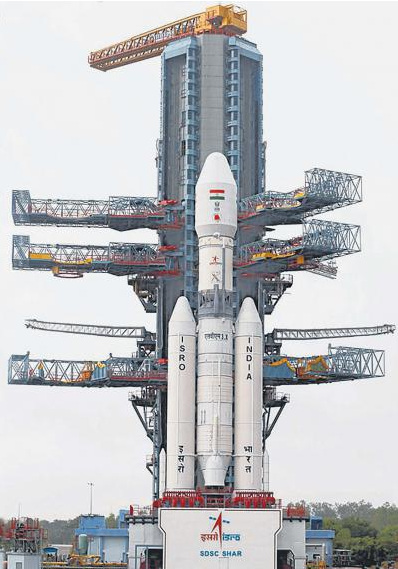 印度最新研制的地球同步衛星發射火箭“馬克III型”(Mark III)。