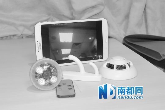 香港民建聯從市面購買到的偷拍儀器。