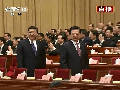 政協(xié)會議開幕 胡錦濤習近平步入會場